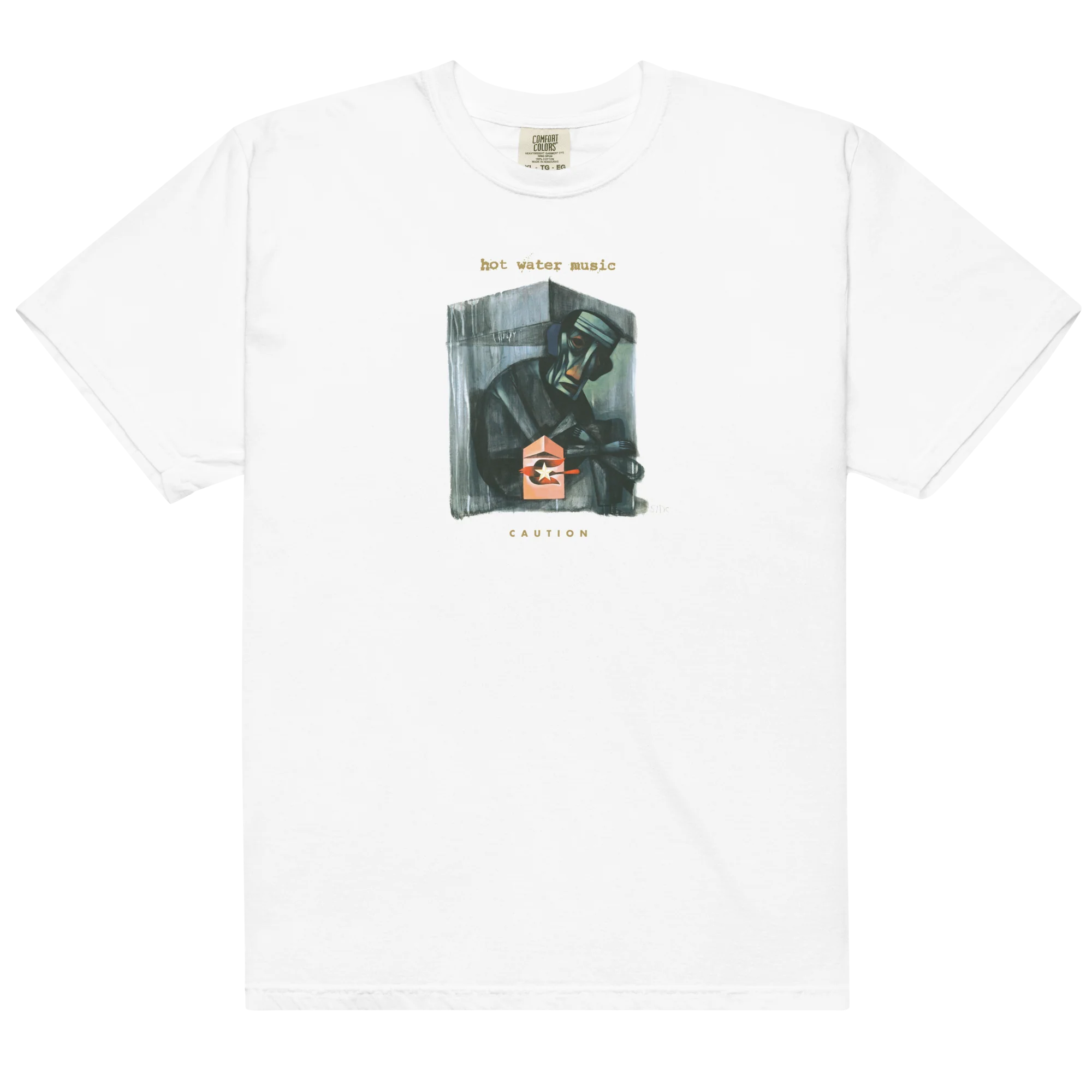 Caution T-Shirt (White)
