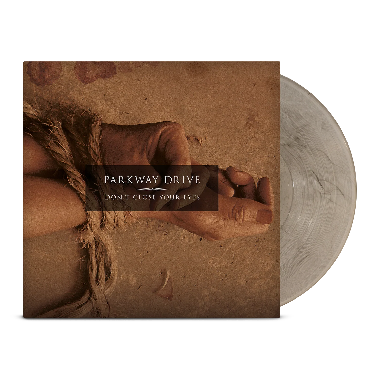 Don't Close Your Eyes LP (Clear w/ Black Smoke)